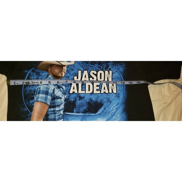 JASON ALDEAN Concert T-Shirt My Kinda Party Tour 2011 Small 2 SIDED          B7 - Picture 4 of 9